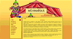 Desktop Screenshot of msvinarska.cz